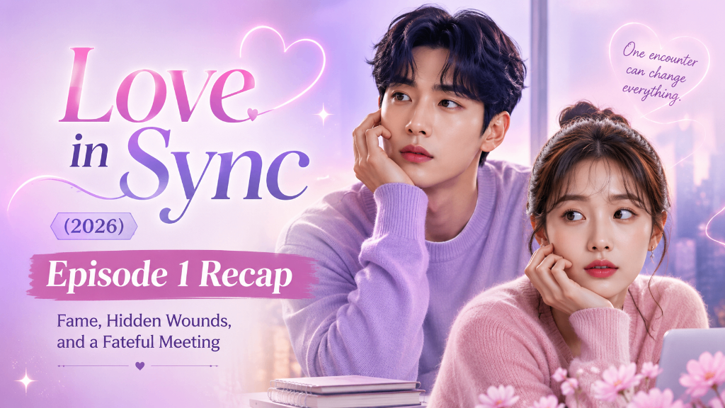 Love in Sync (2026) Episode 1 Recap: Fame, Hidden Wounds, and a Fateful Meeting